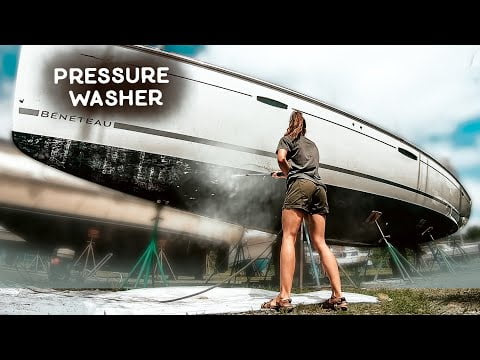 pressure-washing-our-salvage-sailboat-finally-expedition-evans-26