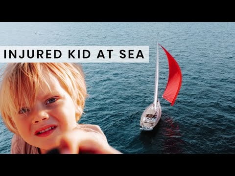 24-hours-at-sea-with-injured-kid-%f0%9f%a5%ba-gennaker-sailing