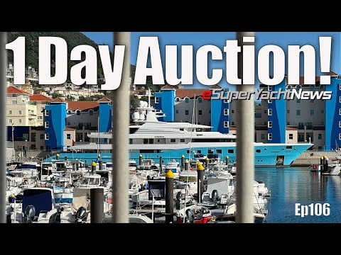 Seized Russian SuperYacht to be Sold in Bizarre Way | Dilbar heads to Sardinia Ep106 SY News