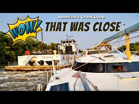 WOW! That was close - Great Loop #16 Sailing Life on Jupiter EP95