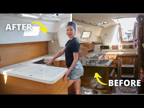 REBUILDING A $5k 40yo BOAT INTO A MODERN YACHT!