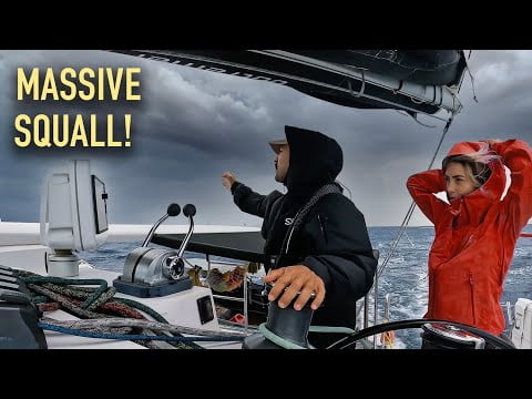 STUCK in the BERMUDA TRIANGLE (30 Knot Winds)