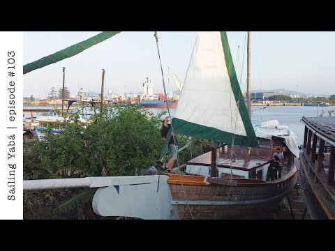 Boat restoration: another reason why the sails should be removed on day 1 — Sailing Yabá #103