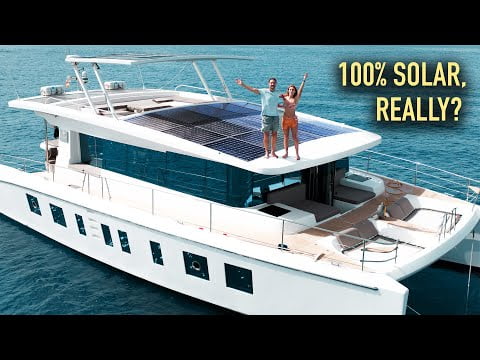 Our HONEST review of the SOLAR POWERED Silent Yacht 55