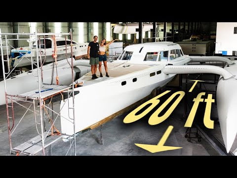 This is our NEW TRIMARAN! (Boat Build Begins!)