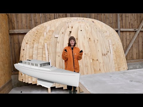 Boat Build DIY - The Temporary Hull Frames Are Completed! - Ep. 330 RAN Sailing