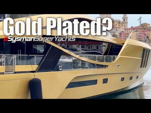 Is this Famous SuperYacht Plated in Gold?