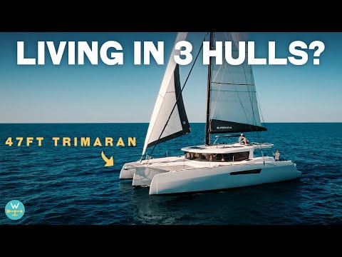 SAILING OUR FIRST TRIMARAN (full tour)