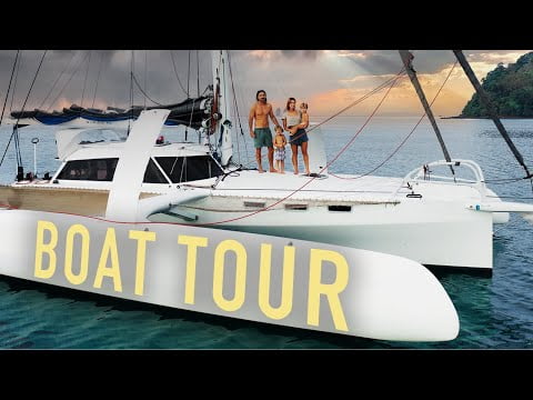 BOAT TOUR: 40ft Rapido Trimaran (& our Future Sailing Plans Revealed!)