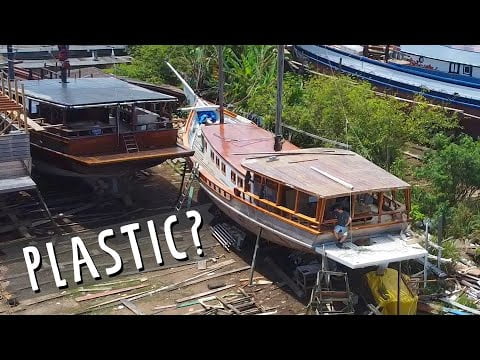 Building a WOODEN sailboat with PLASTIC? — Sailing Yabá #120