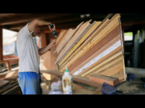 Making the most of SCRAP WOOD: building furniture for our rescued WOODEN BOAT — Sailing Yabá 124