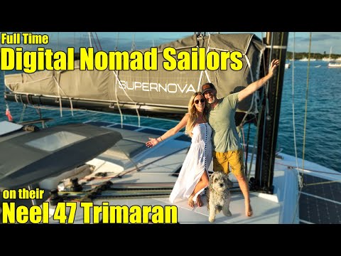 Digital Nomads Sailing the World on their Neel 47 Trimaran