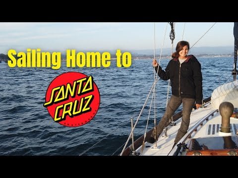 Sailing to Santa Cruz | Monterey Bay | Sailing Avocet