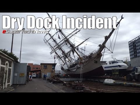 Another Yacht Topples Over in Dry Dock Similar to RV Petrel | SY News Ep217