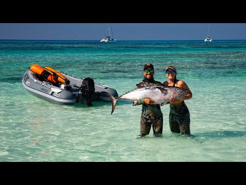 How to STONE a DOGTOOTH TUNA with a REEL GUN (Sailing Popao) Ep.30