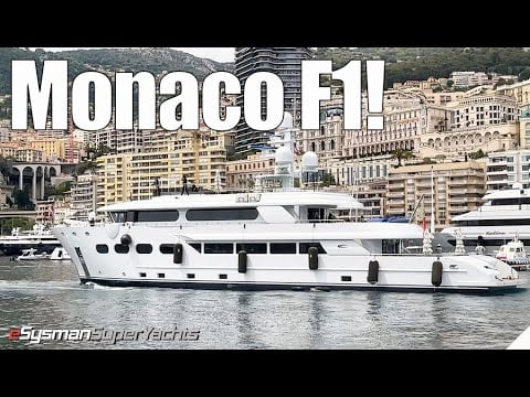 Monaco F1 Build Up & Celebrity Yachts in Monaco!