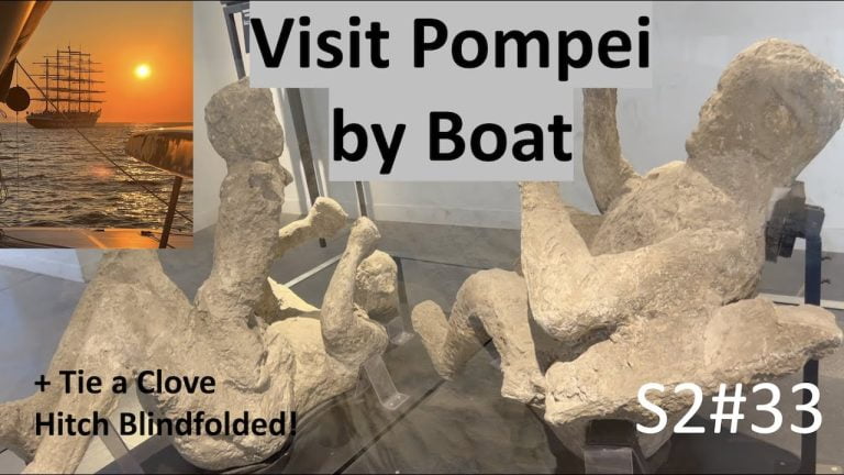 s233-visit-pompeii-by-boat-leopard-45-catamaran-and-tie-a-clove-hitch-blindfolded