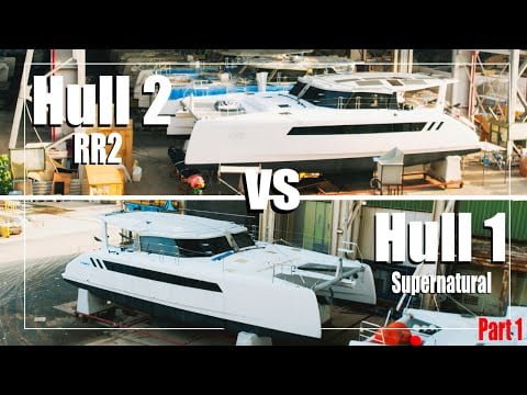 BATTLE of the CATAMARANS: Major Differences Between RUBY ROSE 2 & Hull #1 (PART 1)