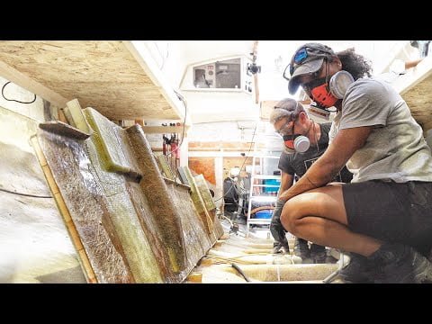 Cutting Open our 50yr old sailboat | Step 354