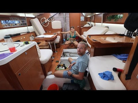 TAKING ON WATER! 😫 Crossing the Atlantic Update (Day 17) (we're ok!!) | Expedition Evans