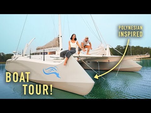 We Sailed 20 Knots on this Custom Built Catamaran!