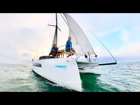 A Full Day in Our Lives Living Aboard and Sailing Our New Catamaran in New England