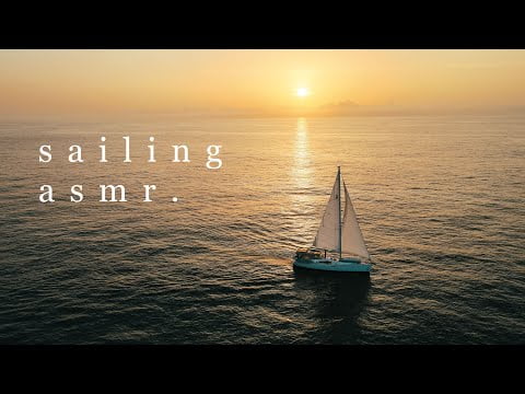 ASMR 4k Extended Sunrise - Sensory Sailing the North Atlantic | Expedition Evans