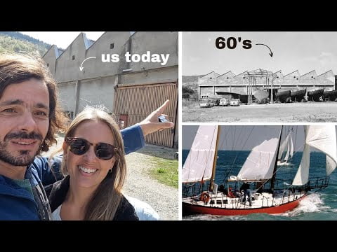 ⛵️ Famous Bernard Moitessier's boat Joshua was BUILT HERE: in the French ALPS!! 🤯 Ep.295