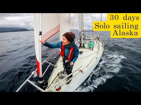 First Time Solo Sailing & Docking this 45ft Boat...