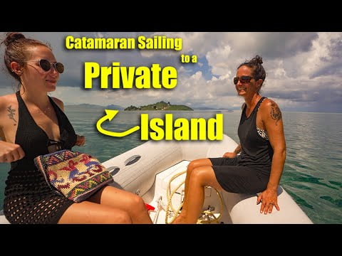 Sailing to an Off-grid private island in Belize