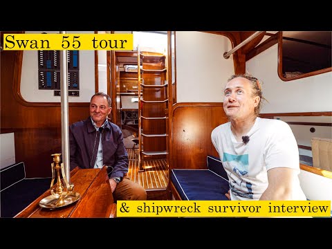 Tour of the ULTIMATE Bluewater Classic Boat (Swan 55)