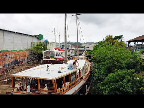 Building a rainwater catching system on our off-grid sailboat — Sailing Yabá 156