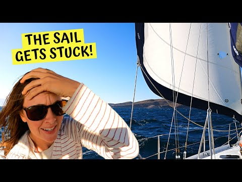 WINDY sailing in a swing-keel boat & we treat an eye emergency: Chuffed Adventures S5Ep25