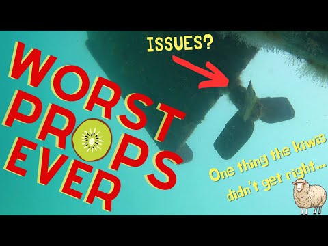 WORST PROPS EVER | Boat Prop Problems Feathering Kiwi Propellers | Sailing with the James's (Ep. 48)