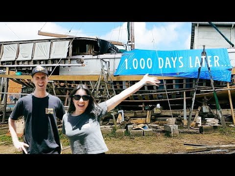 1.000 days into a WOODEN SAILBOAT REFIT and this is where we are — Sailing Yabá 161