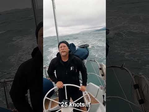Chasing my oponent down the Sound of Mull!
