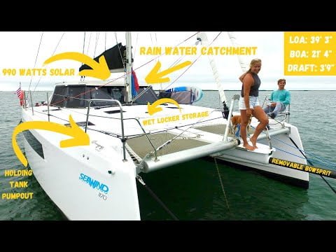 Seawind 1170 Catamaran COMPLETE TECHNICAL TOUR!