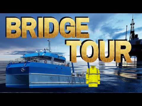 Navigational Bridge Tour of a working vessel | Sam's Contract Job | Sailing with the James's (Ep.61)