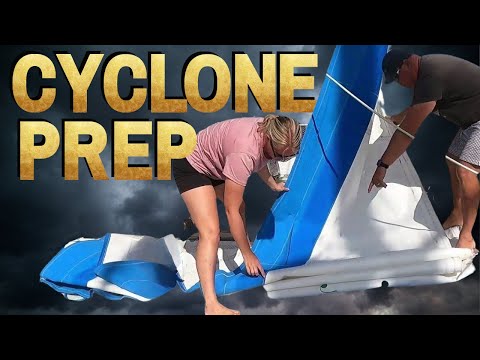 Sailboat Cyclone Prep | Preparing our boat for Cyclone Season | Sailing with the James's (Ep. 59)