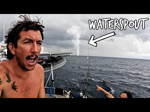 What to do when you see a Waterspout at Sea? SCREAM!!! Ep 338