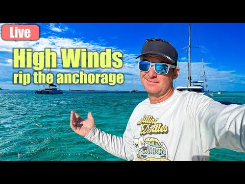 High Winds rip through the anchorage