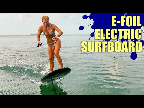 Learning to E-foil in Bikinis near Key West!
