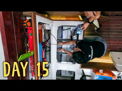 Rebuilding a wrecked wooden boat: WE ARE FINALLY OFF-GRID! — Sailing Yabá 183