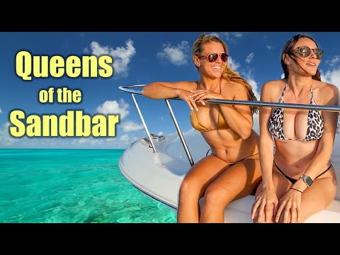 Teeny Bikinis at the sand bar - Key West