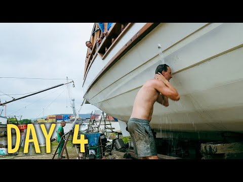 Wooden sailboat refit: That's not what a through hull is for! — Sailing Yabá 172