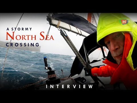 A stormy North Sea crossing - Interview