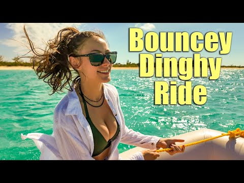 Bouncey Dinghy Ride in the Bahamas!