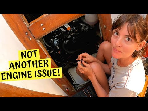 Not Another Engine Problem: boat repairs, splash, sails and animal projects Chuffed Adventures S6Ep2