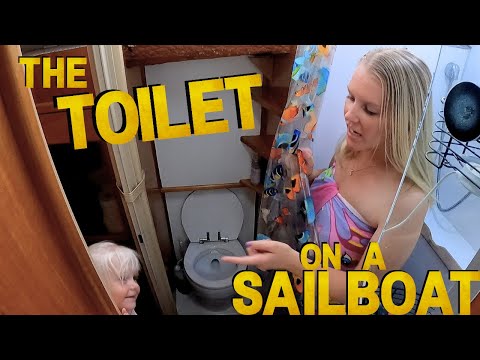 Using the toilet and shower on a Sailboat | Facilities on a Boat | Sailing with the James's (Ep. 70)