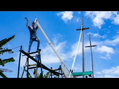 We waited 3 years to do this to our restored wooden boat! — Sailing Yabá 194